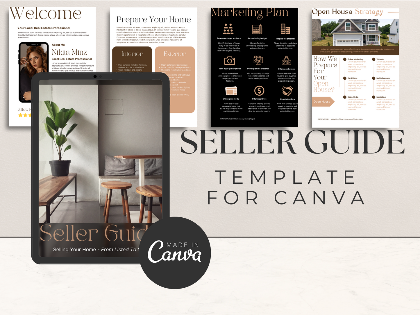 Luxury Seller Guide Canva Fully Editable