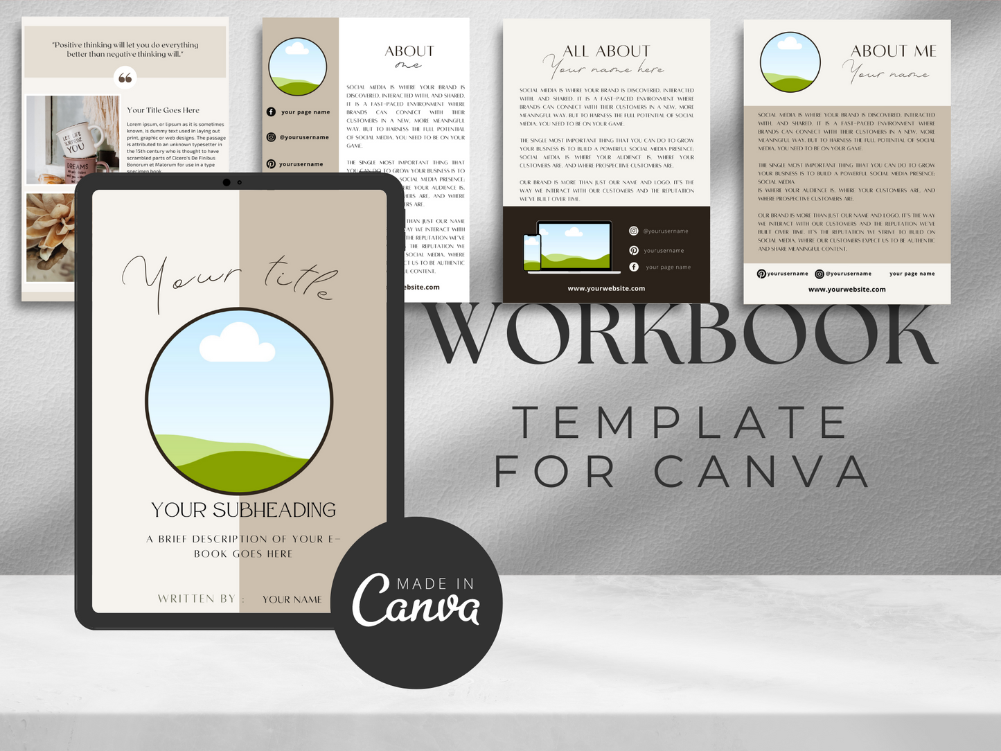 Ebook Template Canva