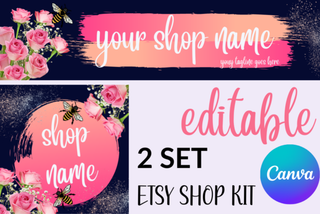 Etsy Banner Template template