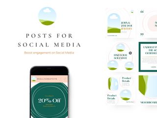 Jewelry Canva Instagram Post Template template