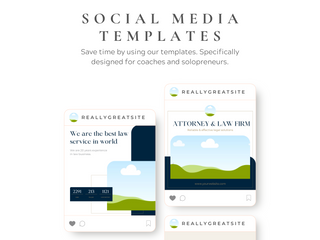 Law Canva Instagram Post Template template
