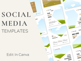 Social Media Feed for Business template