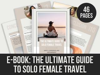 e-book: the ultimate guide to solo female travel template