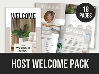 host welcome pack template