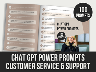 chatgpt power prompts customer service & support template