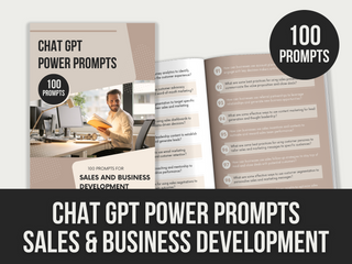 chatgpt power prompts sales & business template