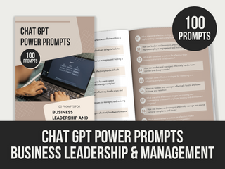 chatgpt power prompts business leadership template