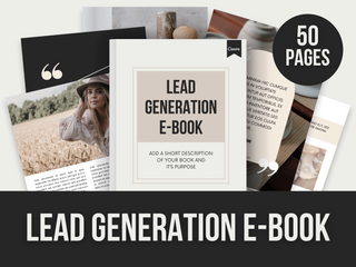 Lead Generation E-Book template