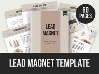 Lead Magnet Template template