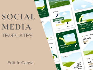 Social Media Feed for Finance template