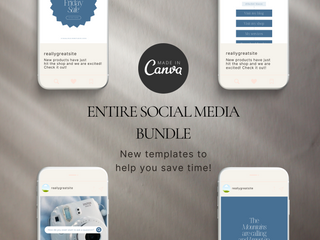 Instagram Bundle Canva Template template