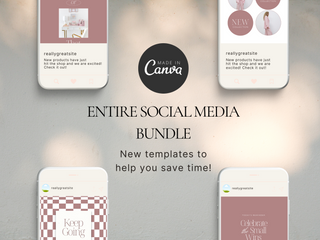 Instagram Bundle Canva Template template