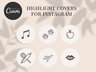 Instagram Highlight Covers Template template