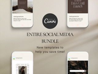 Instagram Bundle Canva Template template