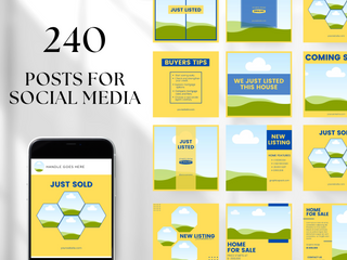 240 Real Estate Social Media Templates template