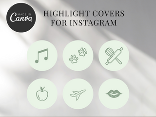 Instagram Highlight Covers Template template