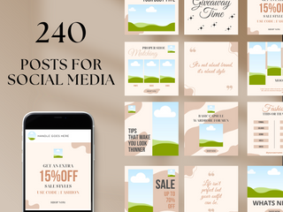 60 Elegant Fashion Social Media Template template