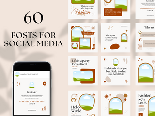 60 Adorable Fashion Social Media Post template