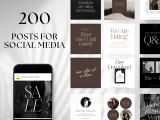 Social Media Canva Templates Bundle template