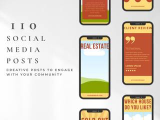 110 Real Estate Social Media Templates template