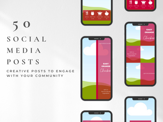 Food Blogger Story Canva Templates template