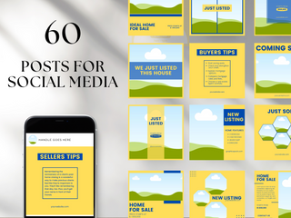 60 Real Estate Social Media Templates template