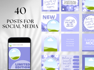 Social Media Instagram Canva Templates template