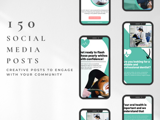 Dental Social Media Template Bundle template