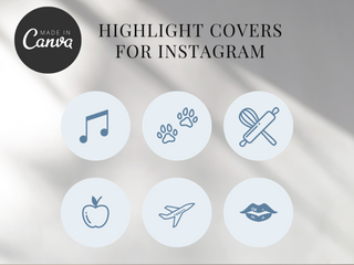 Instagram Highlight Covers Template template