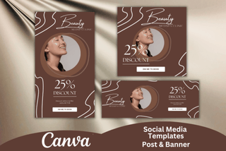 Beauty Center – Social Media Templates template