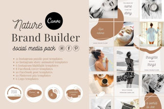 Canva Branding Kit Social Media Pack template