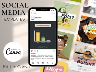 Fitness/Food Instagram Creator template