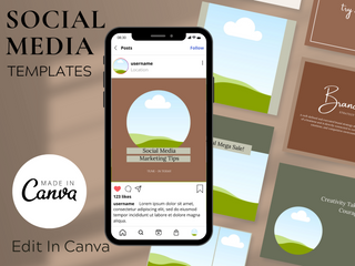 Business Canva Template template