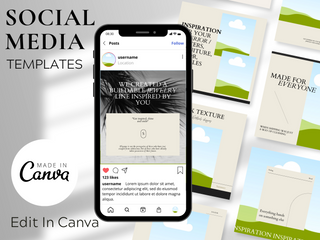 Instagram Creator Social Media Pack template