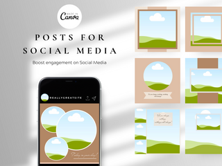 Branding Instagram Post Templates Design template