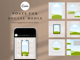 Boho Fashion Instagram Post Templates template