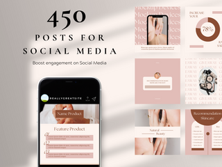 Beauty Social Media Templates template