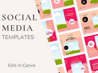 Social Media Feed for Drink template