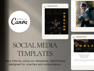 Workout Social Media Instagram Template template