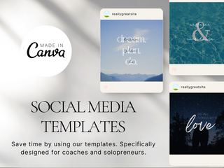 Instagram Motivational Quotes Canva template