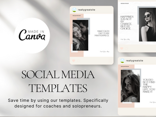 Branding Instagram Templates for Canva template