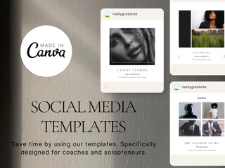 Canva Magnificence Social Media Instagram template