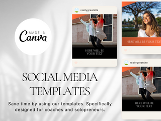 Business Instagram Canva Post Templates template