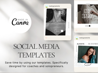Minimal Instagram Post Templates template