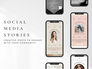 Instagram Link in Bio Template Canva template