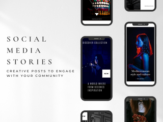 Social Media Template Posts and Stories template