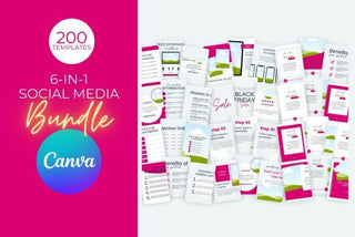 Editable Canva Bundle Social Media Pack template