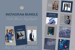 Elegant Canva Instagram Templates template