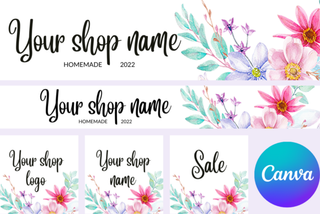 Etsy Banner Template template