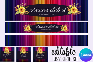 Etsy Banner Template template